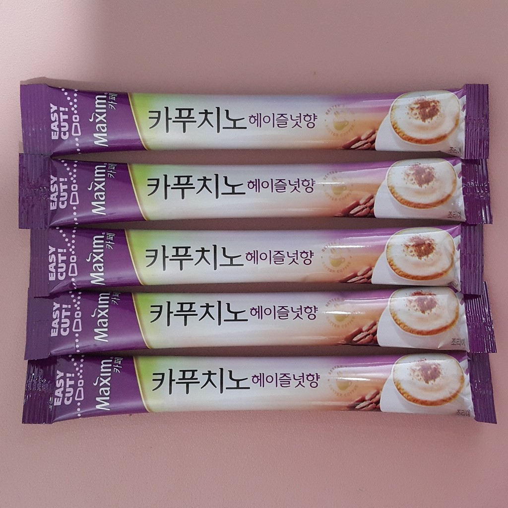 

Maxim Cappuccino Hazelnut Coffee Sachet