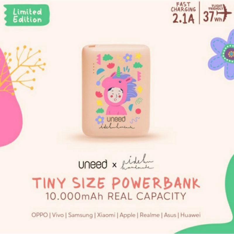 Uneed x Ideku handmade PUBI Powerbank