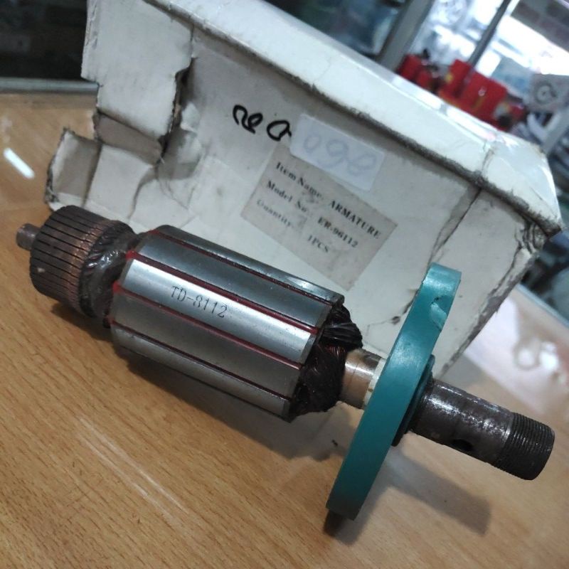 Rotor ER 96112 Tjap Mata | Angker / Armature mesin Electric ⚡ Router / Profil / Propil / Trimmer BES