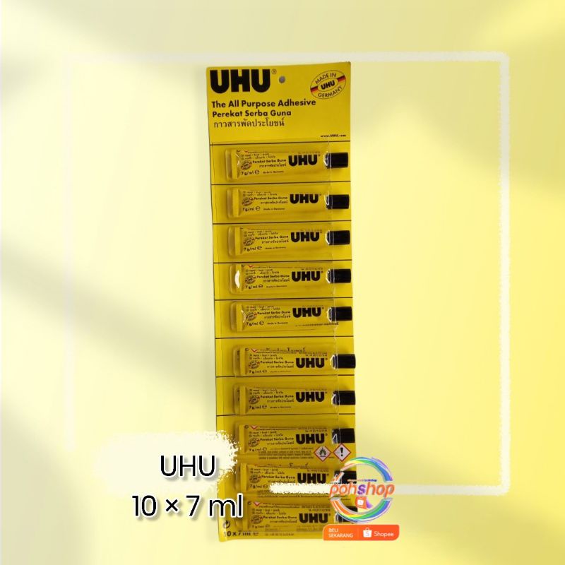

UHU Lem no. 10 per renceng | 7ml × 10pcs
