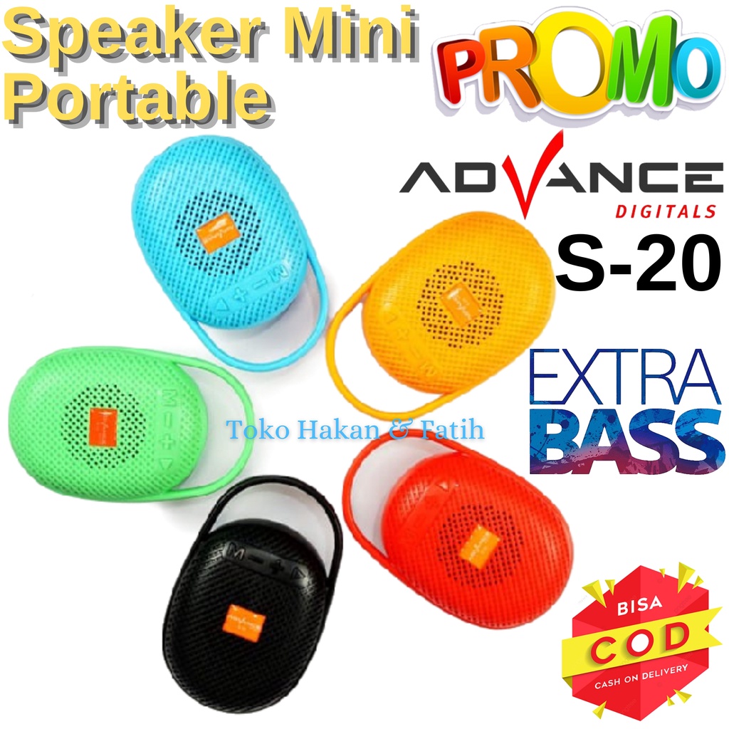 Speaker Mini Aktif Advance S20 Bluetooth / Speaker Bluetooth / Active Speakers ADVANCE S-20