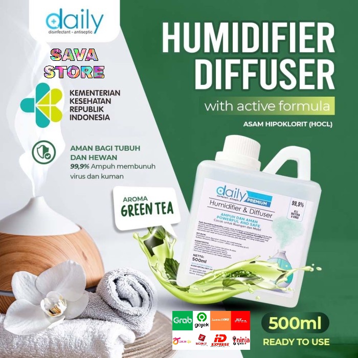 DAILY DESINFEKTAN HUMIDIFIER 500ml ANTI BACTERIAL ANTI VIRUS MIKRO ORGANISME