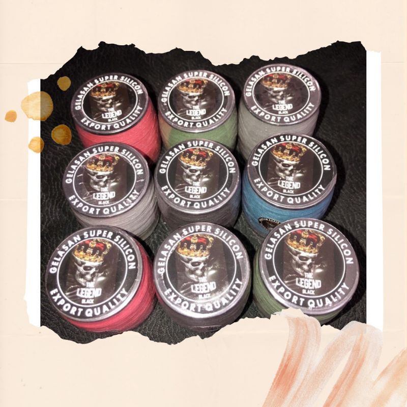 Benang Gelasan The Legend Black / by The legend / gelasan tajam/gelasan murah
