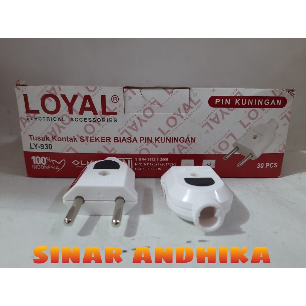 STEKER BIASA PUTIH LOYAL LY-930