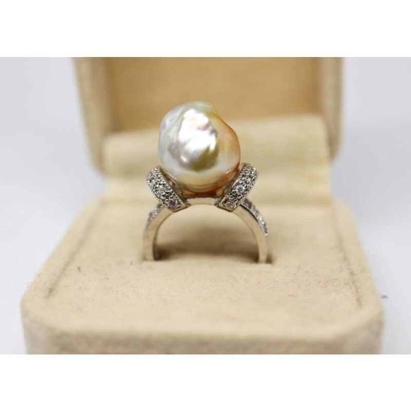 CINCIN MUTIARA LAUT BAROK ASLI BERSERTIFIKAT