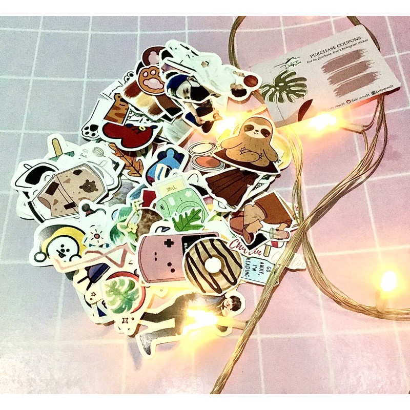 

Stiker asthetic/Stiker tahan air/stiker tumblr/ stiker estetik