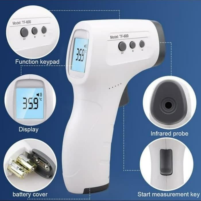 Termurah Termometer LCD Digital Infrared Thermometer Bayi Dahi Suhu Tubuh