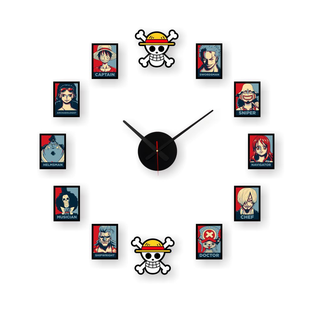 JAM DINDING RAKSASA ONE PIECE / JAM ONE PIECE / DIY WALL CLOCK ONE PIECE