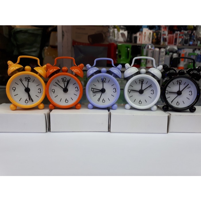 Jam Weker Mini Antik Gantungan Kunci Fashion Grosir