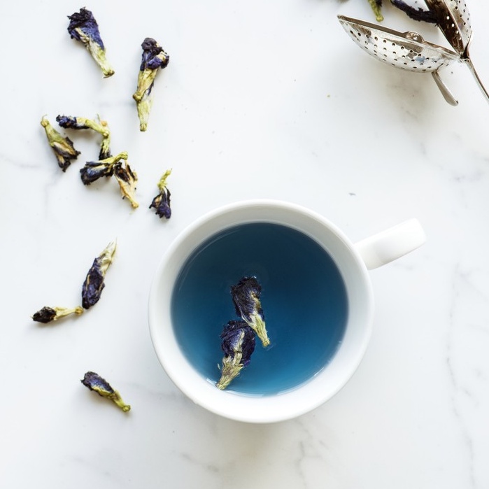 Teh Bunga Telang Kering 100 gr Organic Butterfly Pea Flowers Premium