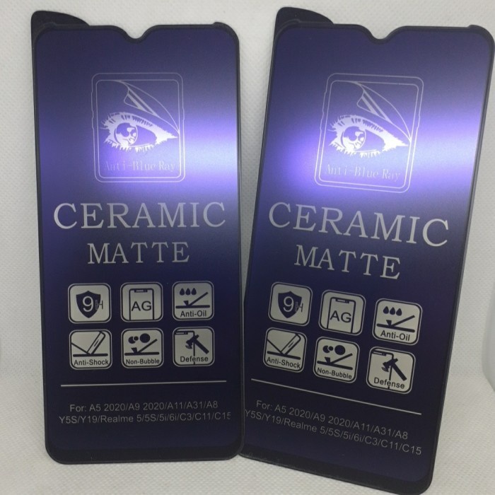 SAMSUNG M10 M20 M30 M30S ANTI GORES CERAMIC LENTUR BLUE LIGHT ANTI RADIASI MATTE PLASTIK MIKA SCREEN GUARD FULL COVER SCREEN BUKAN KACA TEMPRED