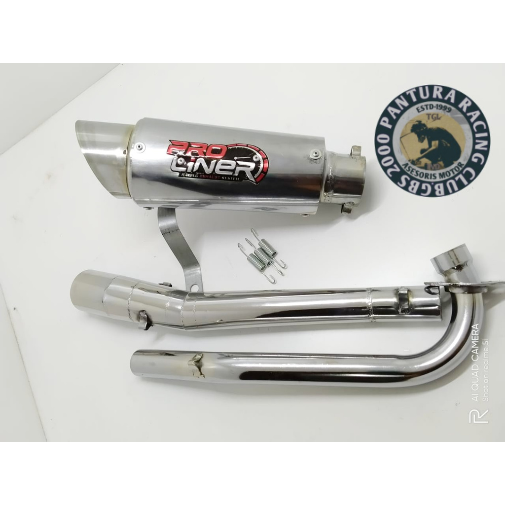 Knalpot Proliner Krum Kharisma Supra X 125 Blade Revo Helmin