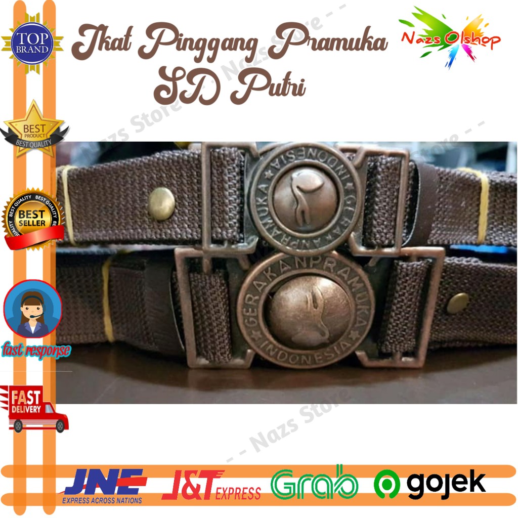 Gesper Ikat Pinggang Pramuka Sekolah Dasar Sd Putri Grosir Dan Eceran