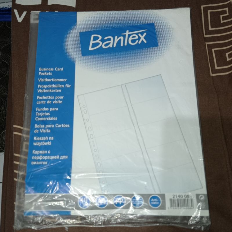 

BACA DESC DAHULU! BANTEX SLEEVE PHOTOCARD 10P untuk binder A4