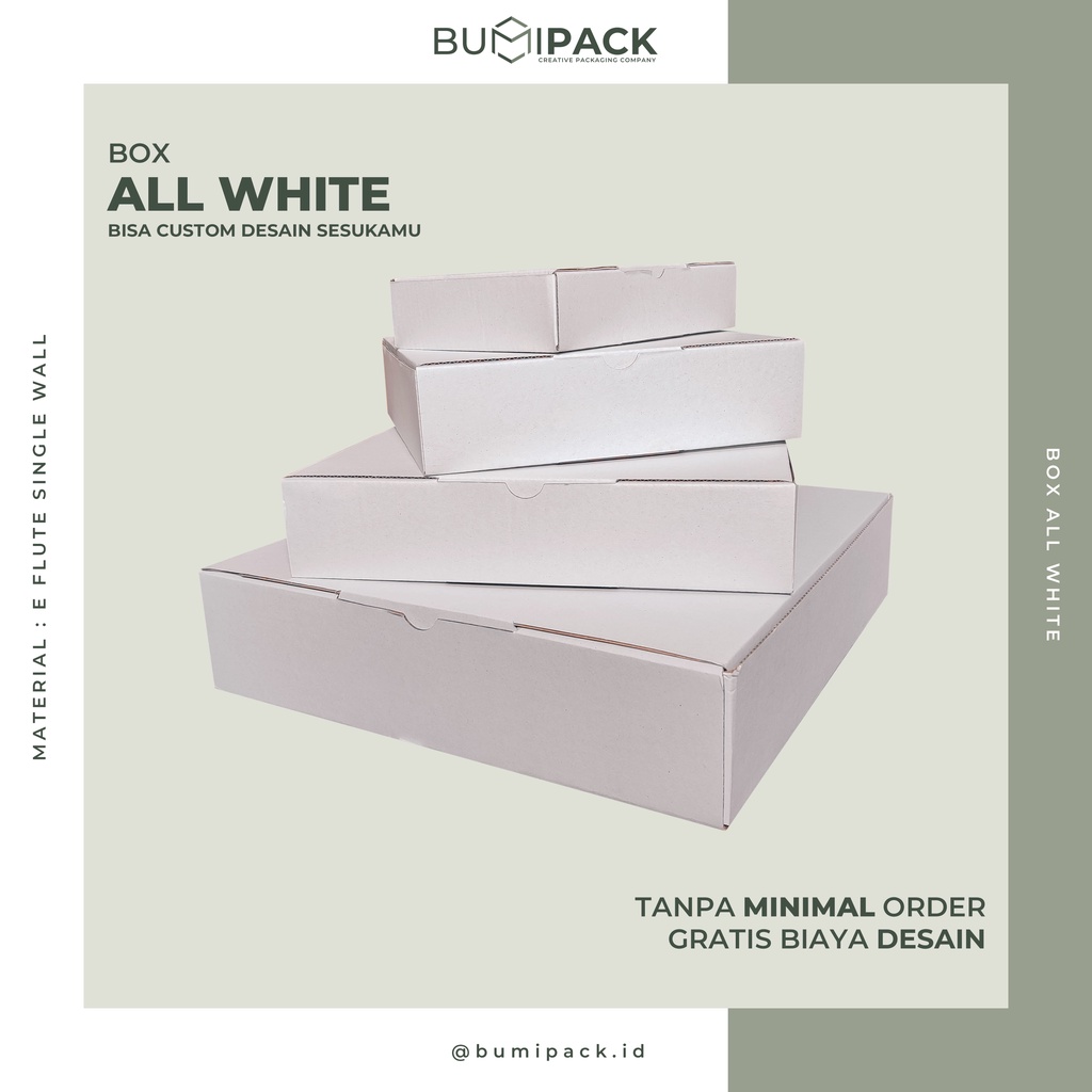 

Kardus packing box hampers kardus hampers dus packing box packing box packaging - Box All Size WHITE KRAFT