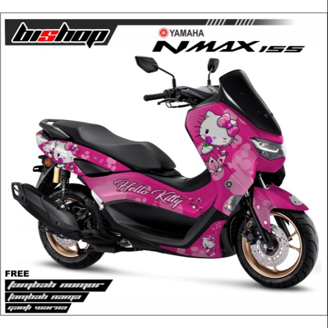 Sticker decal full body Yamaha nmax new hello Kitty pink #saungdigilal30