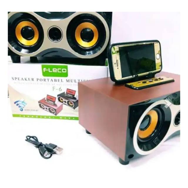 SPEAKER BLUETOOTH FLECO F6 RADIO DAN MUSIK