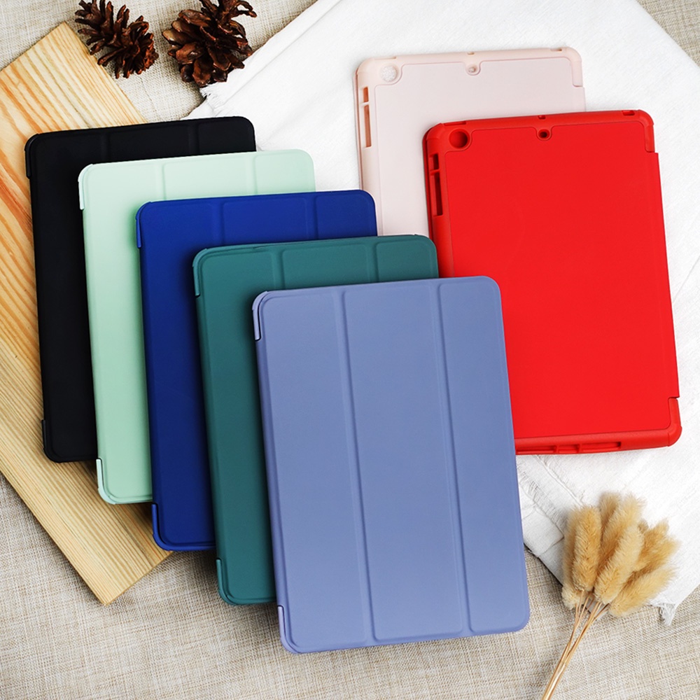 BOOK COVER LIPAT IPAD 2 MINI 1 2019 4 5 6 IPAD AIR  FLIP COVER BOOK SILICON IPAD STANDING BK COVER LIPAT