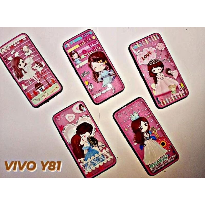 Softcase karakter Korea girl Huawei Y7 pro