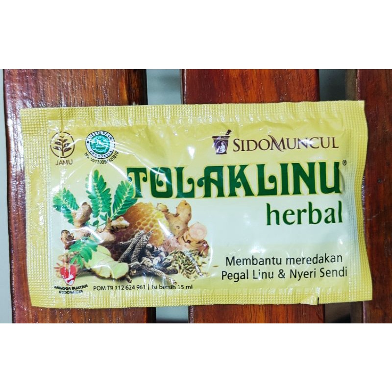 Tolak Linu Herbal Jahe Sachet / Pegal Linu / Nyeri Sendi