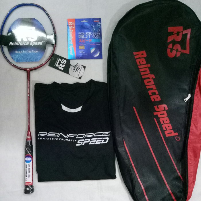 Raket badminton RS MICRON SABER 9 NG-lll Free senar, kaos, tas