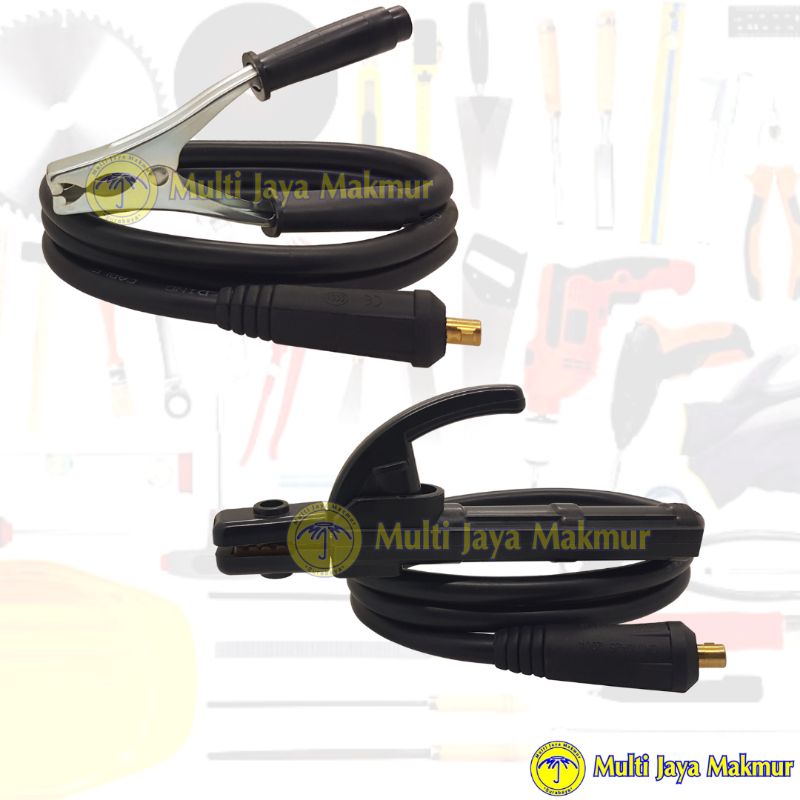 MURAH PAKET STANG LAS TANG MASA ARDE MASSA 200 AMPERE SET KABEL LAS