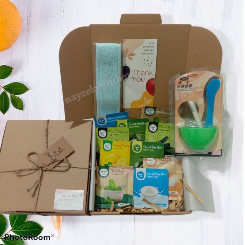 HAMPERS MASKER GIFTBOX HADIAH ULANG TAHUN