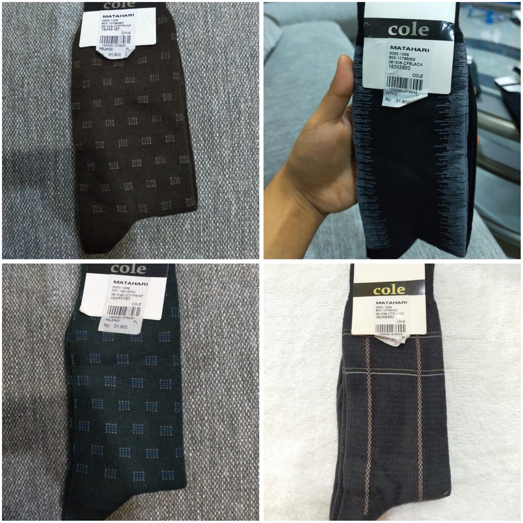 KAOS KAKI FORMAL DEWASA MERK COLE