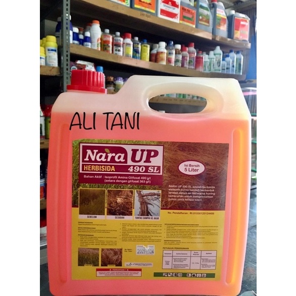 NARA UP 490 SL kemasan 5 Liter Herbisida Sistemik/Racun Rumput