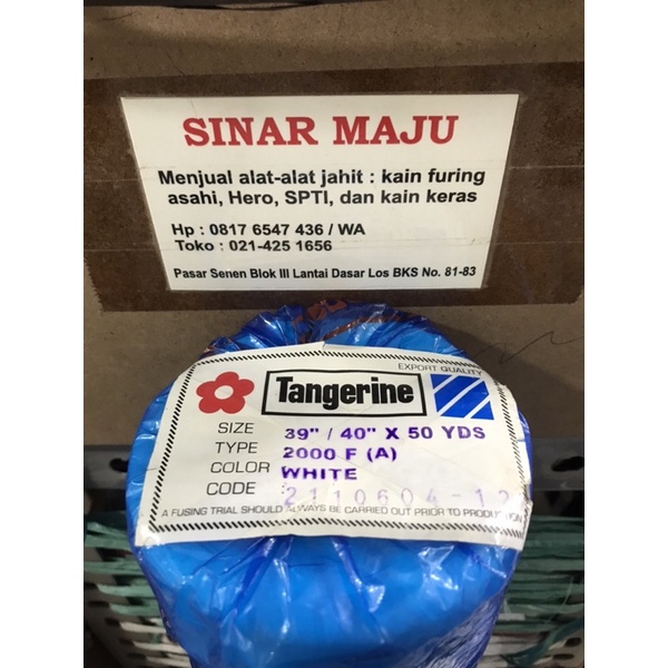 

Fislin 2000FA 1500FA Tangrine lem som