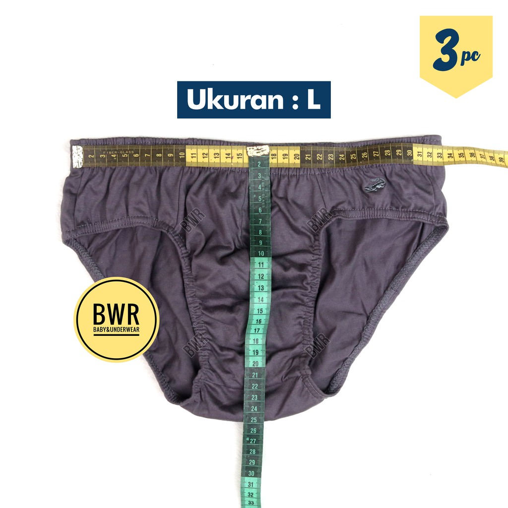 [ 3pc ] CD CROCODILE HIJAU 521 242 242 240 251 247 / Celana Dalam Pria Dewasa Harian Karet Kerut | Bwr