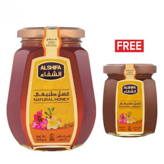 

TERMURAH 100% ASLI MADU AL SHIFA / ALSHIFA MADU ARAB 500 GR FREE 125GR
