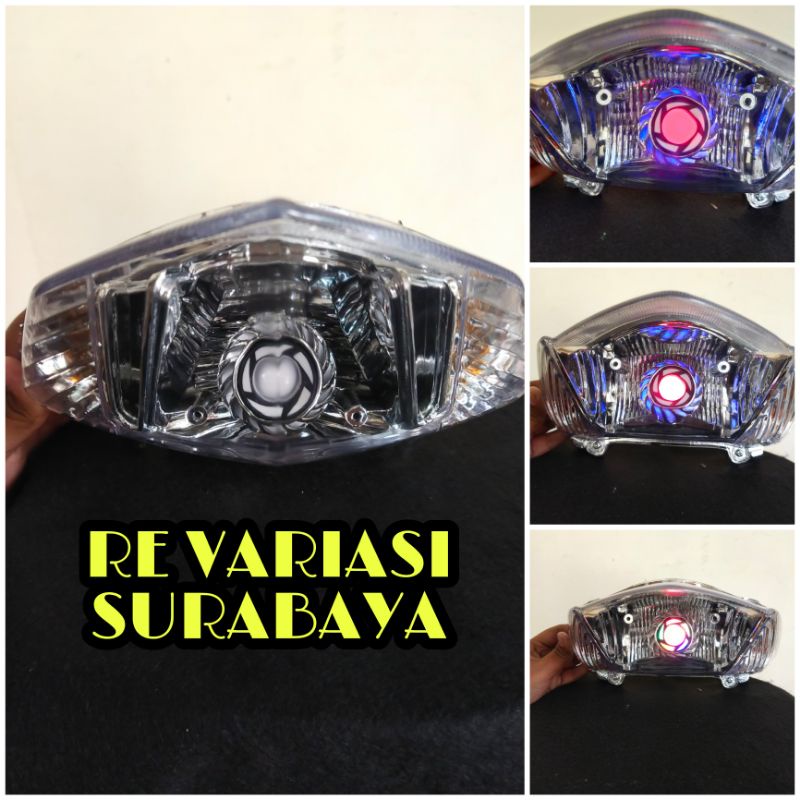 paket lampu belakang mio m3 terpasang projie