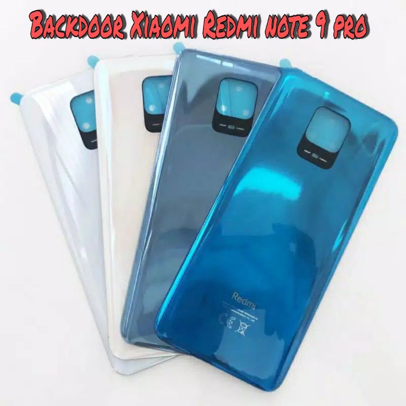 Backdoor Xiaomi Redmi note 9 pro original casing tutup belakang