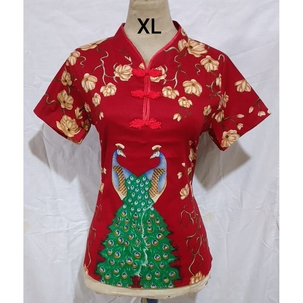 SALE PROMO IMLEK Atasan Batik Katun Stretch Model Shanghai