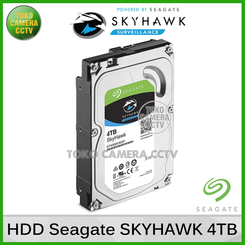 Hard Disk Seagate Skyhawk 4TB Khusus CCTV / Harddisk Seagate Skyhawk 4 Terra