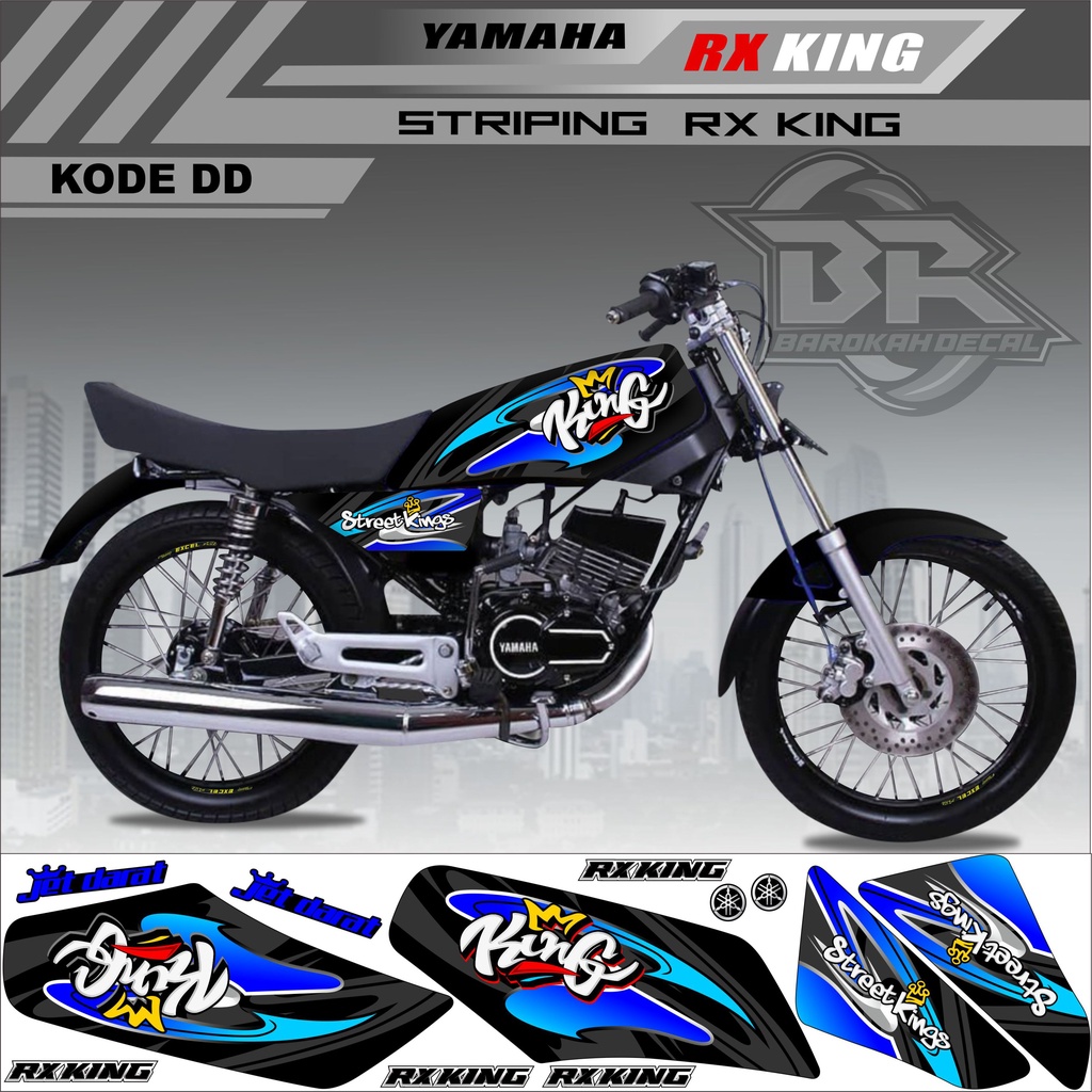 Sticker Rx King Variasi Stiker Lis Striping Rx King Kode DD