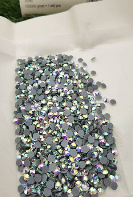 STONE KRISTAL GOSOK HOTFIX RHINESTONE SS 20 WARNA PELANGI AB KUALITAS AA PER GROSS