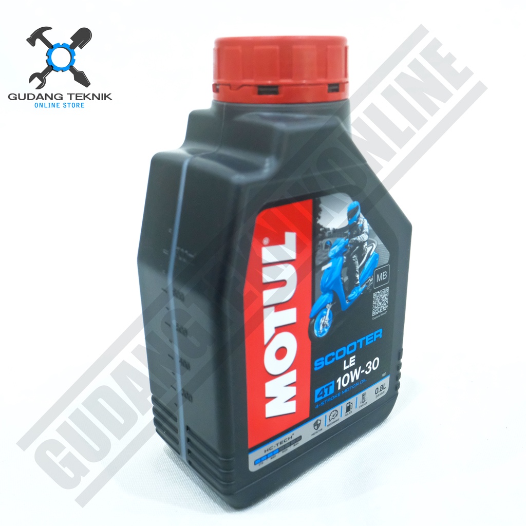 MOTUL Oli Mesin 4T  SCOOTER LE 10W30 0.8L 1L / MOTUL Oli Motor Matic Matik 10W-30 800ML 1000ML