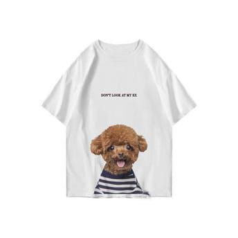 JAYA.Co Kaos Unisex Little Puppy Cotton Combed Size M - XXL (Kerah Pakai Rib)