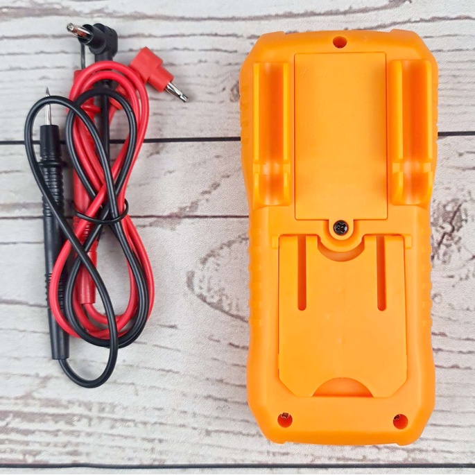 Junejour Mini Digital Multimeter AC/DC Voltage Tester - VC830L - Orange