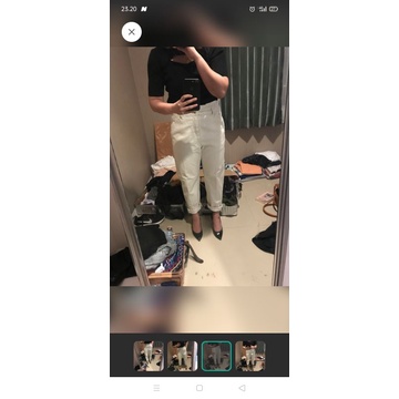 Zara Original baggy pants size 38 beige