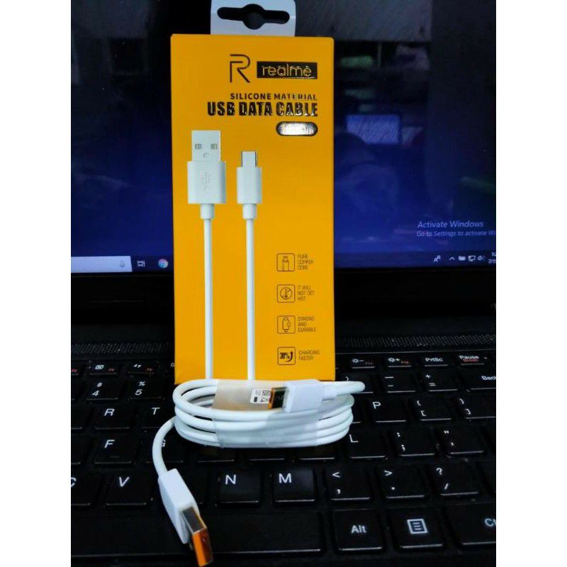 KABEL DATA REALME ORIGINAL 100% MICRO USB FAST CHARGING