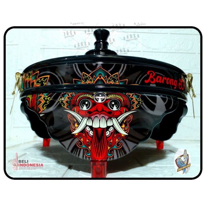 TEBOK LOVEBIRD PVC MOTIF EDISI BARONG (geser foto) Kandang Burung Love Bird Trucukan Kolibri Pentet