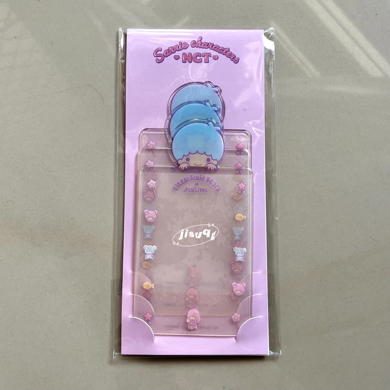 [SHARING] nct x sanrio pc photocard sleeve set jisung ver