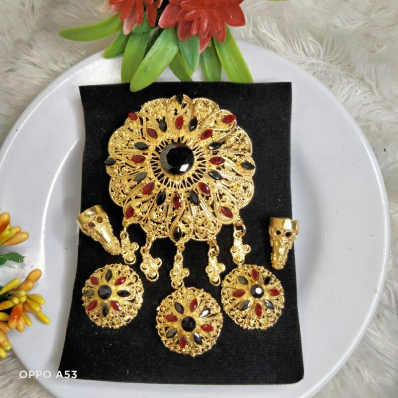 SET BROS ALPAKA, SET BROS MOTIF BULAT, SET BROS ELEGAN DAN MURAH, SET BROS ALPAKA CANTIK