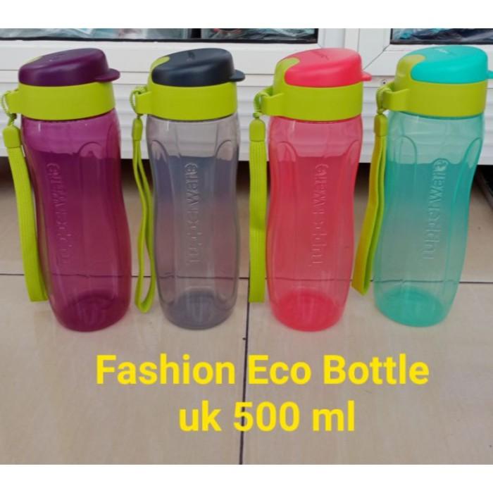 [ BARANG ASLI 100% ] Botol Minum Tupperware Eco Fashion 500ml (1) - Ungu TERMURAH