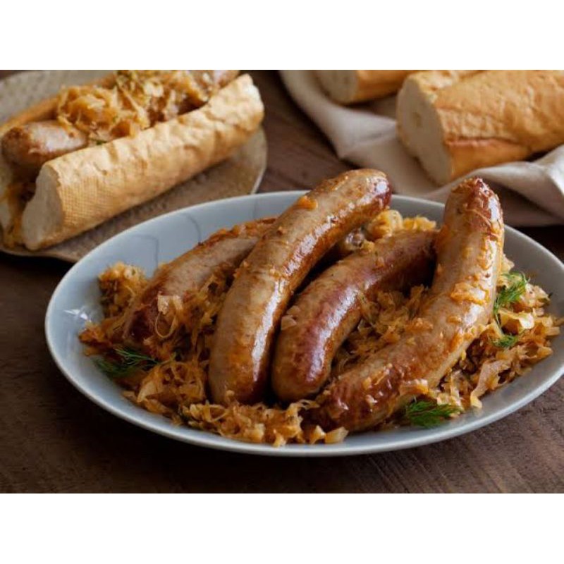 sosis babi pork bratwurst sausage