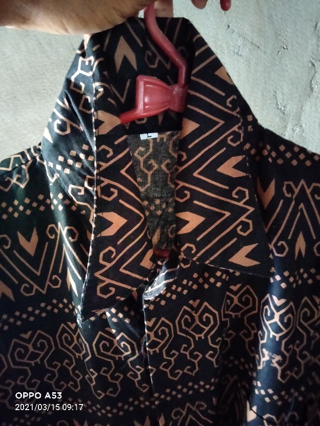 Batik Solehah - Batik Cople Gamis Maura Couple Jatayu Fashion Wanita Batik Kopel Kemeja Sarimbit