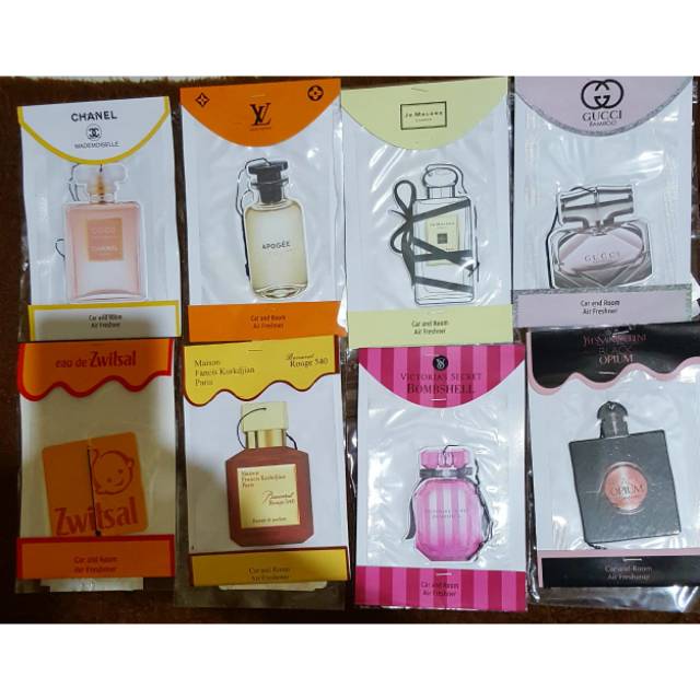 Parfum mobil bacarat 1 paket 8 varian